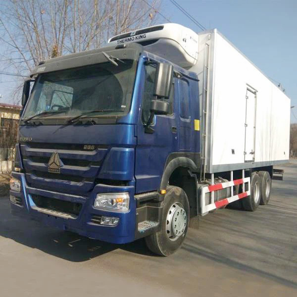 Camion fourgon frigorifique bon marché Sinotruk HOWO 6×4 chinois de 336 chevaux et à dix roues