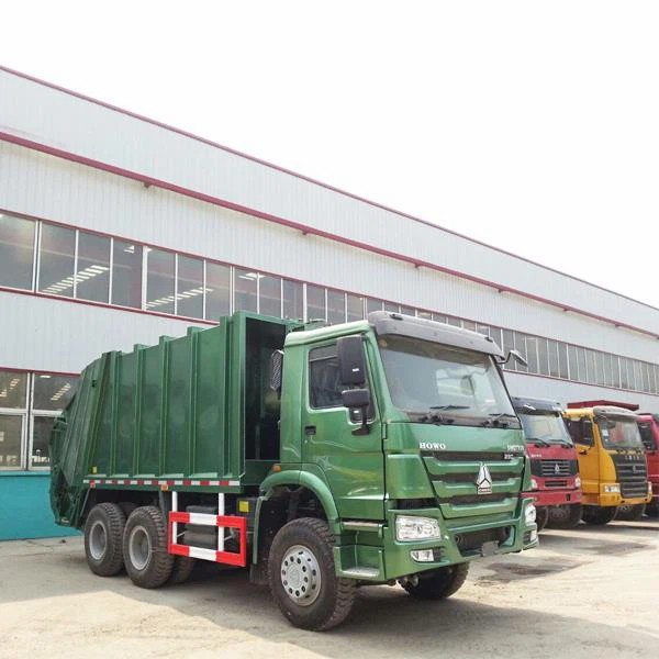 Camion compacteur d'ordures sanitaires à 10 roues SINOTRUK HOWO 6×4 de 336 ch, économique, de la Chine