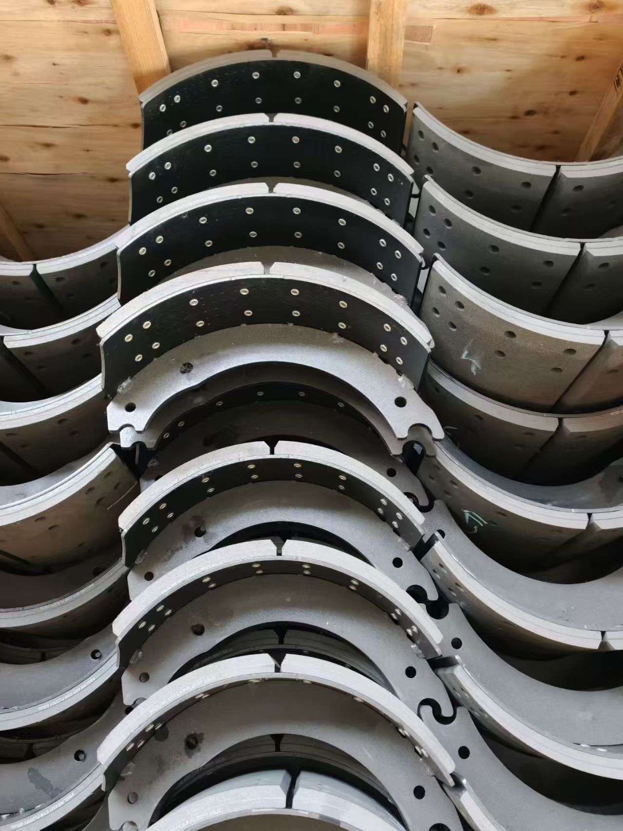 Patins de frein pour wagons, remorques