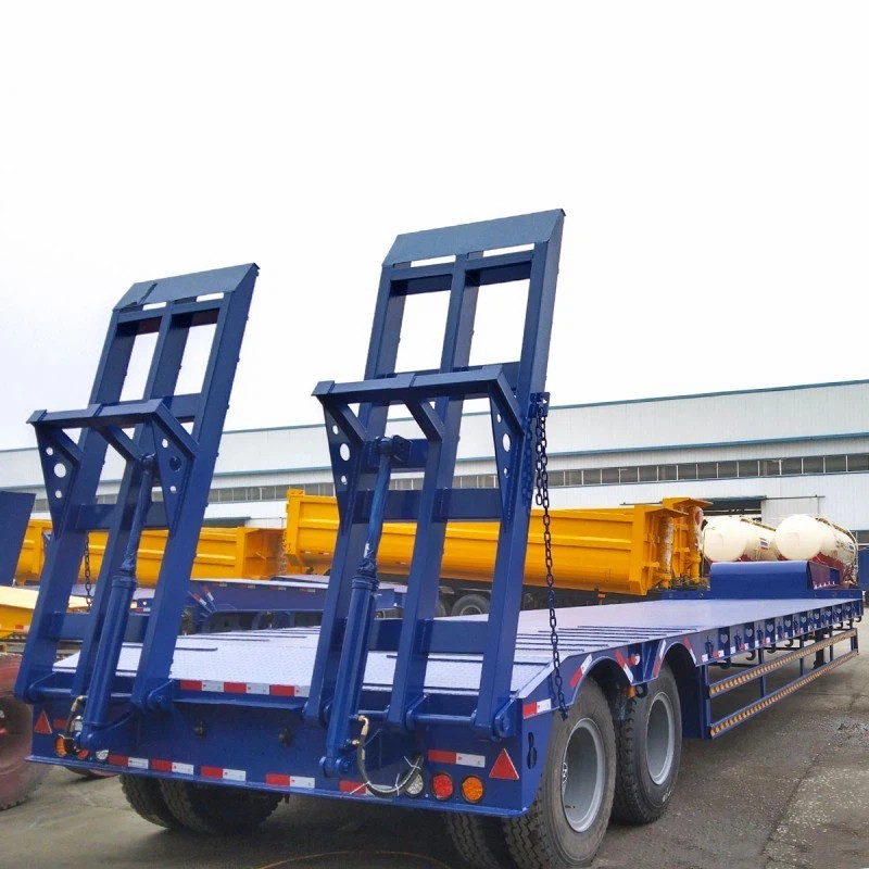 Remorque basse plate-forme de 60 tonnes