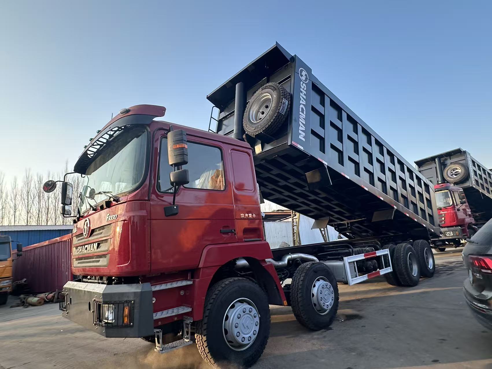 Semi - remorque à benne basculante Shaanxi Heavy Duty